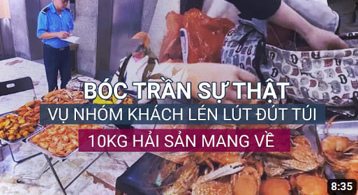 Bóc trần sự thật vụ nhóm khách lén lút “đút túi” 10kg hải sản mang về